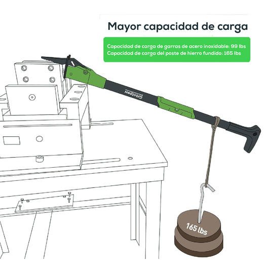 Herramienta extractor de malezas de diente de león
