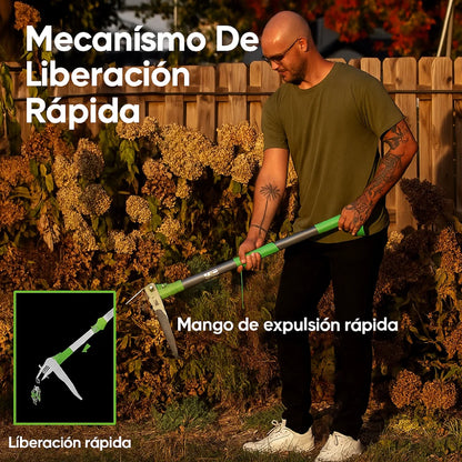 Herramienta extractor de malezas de diente de león