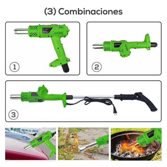 Varita eléctrica quemador de malezas