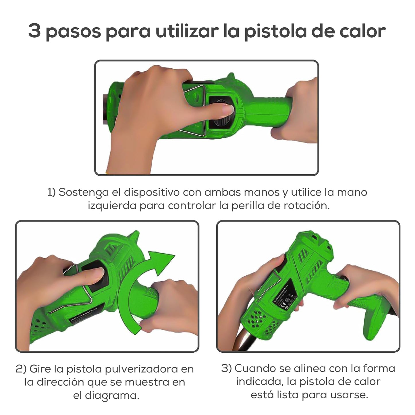 Varita eléctrica quemador de malezas