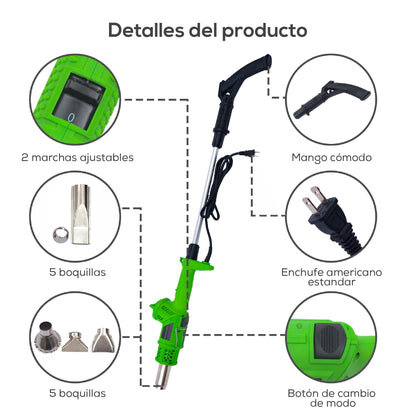Varita eléctrica quemador de malezas