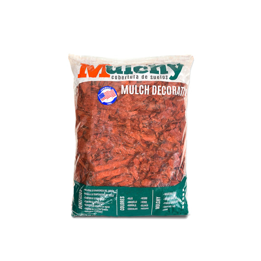 Mulch Rojo 1 Kg Tapete Orgánico Decorativo.