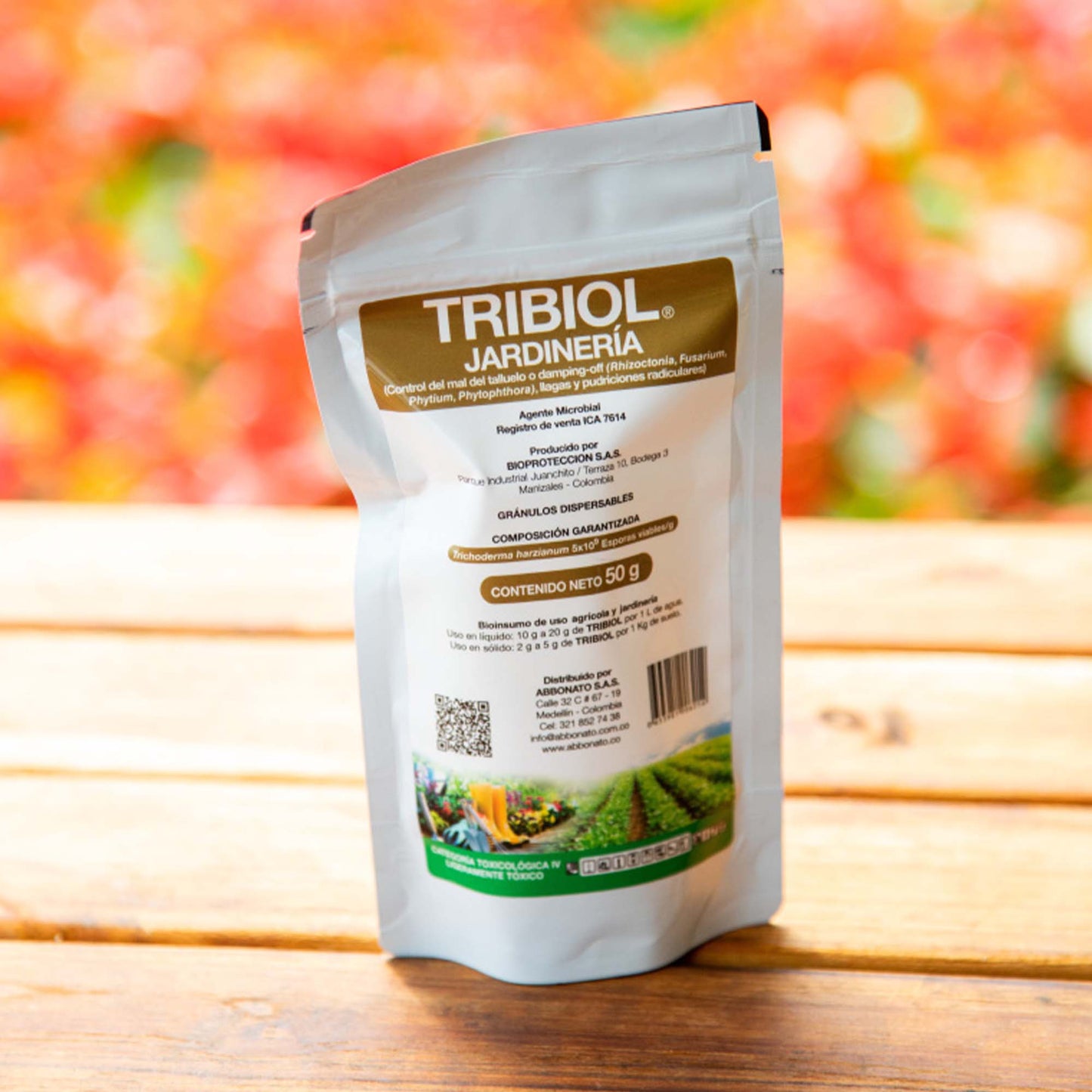 Fertilizante Tribiol Jardinería x 50g