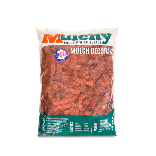 Mulch Rojo 10 Kg Tapete Orgánico Decorativo.